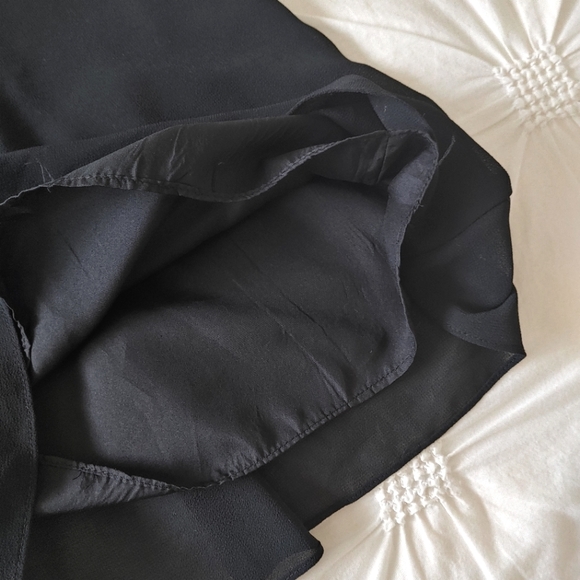 Scorpio Y2k black flowy midi skirt. Size 10. - Picture 8 of 8